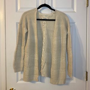 Cream cardigan